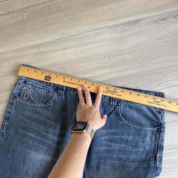 VTG Ecko UNLTD Shorts Mens 36 Blue Denim Baggy Wide Leg Jean Jorts Skater Y2K Bl - Picture 11 of 15